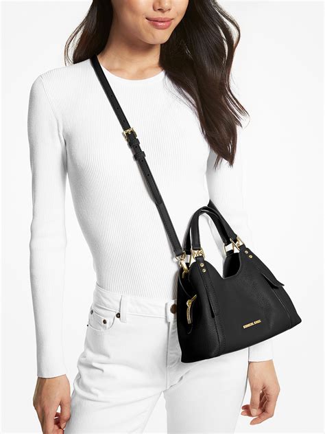 Michael Kors Leather Small Arlo Crossbody Bag 